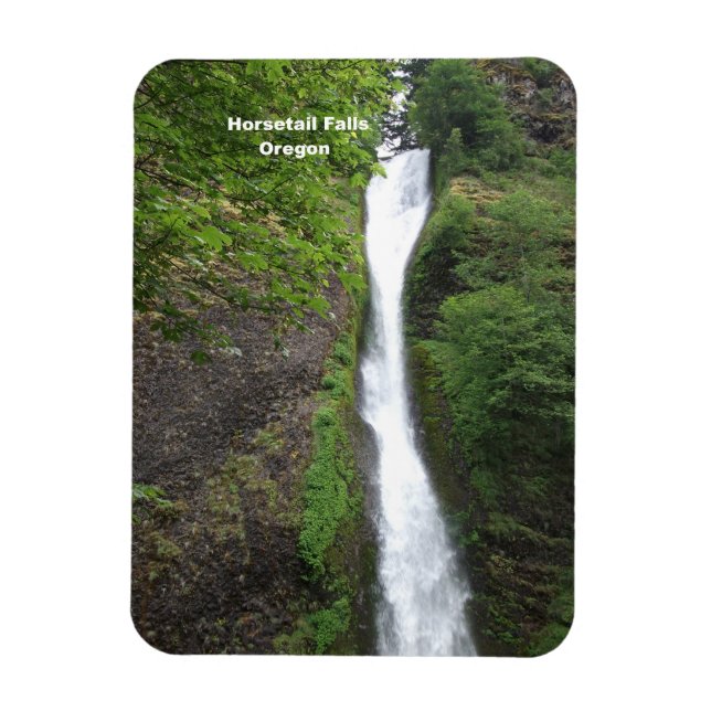 Horsetail Falls, Oregon Magnet (Vertical)