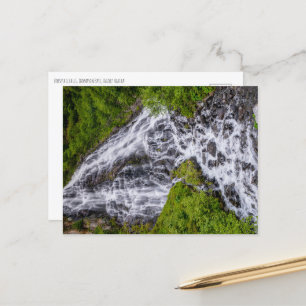 Horsetail Falls Thompson Pass Valdez Alaska Holiday Postcard