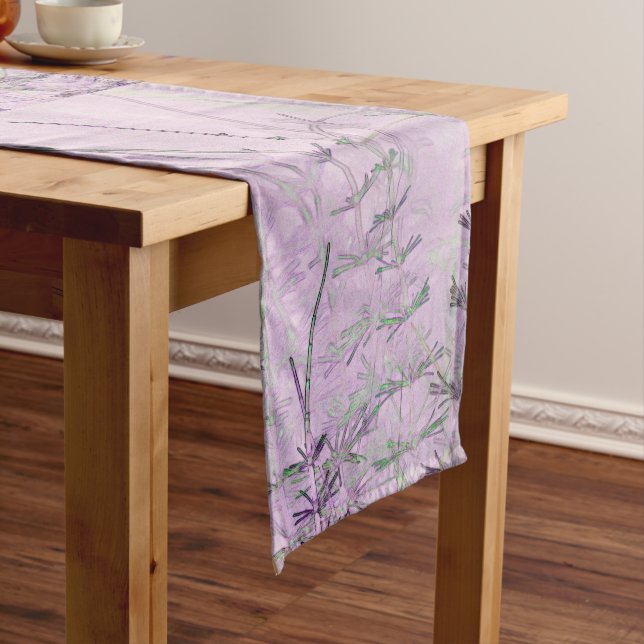 Horsetail Grass/Stems Short Table Runner (In Situ)
