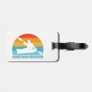 Horsetooth Reservoir Colorado Kayak Luggage Tag