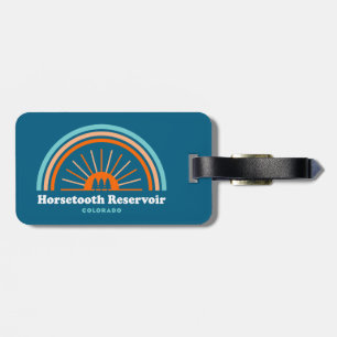 Horsetooth Reservoir Colorado Rainbow Luggage Tag