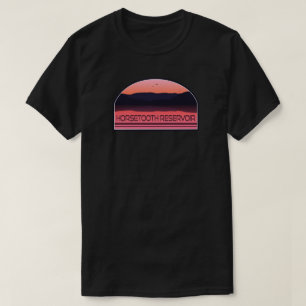 Horsetooth Reservoir Colorado Red Sunrise T-Shirt