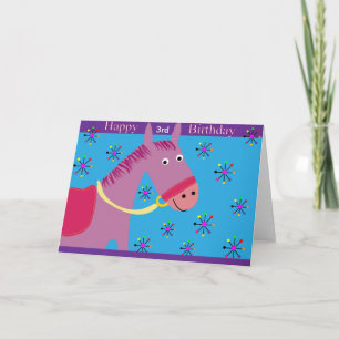 Horsey Birthday Card