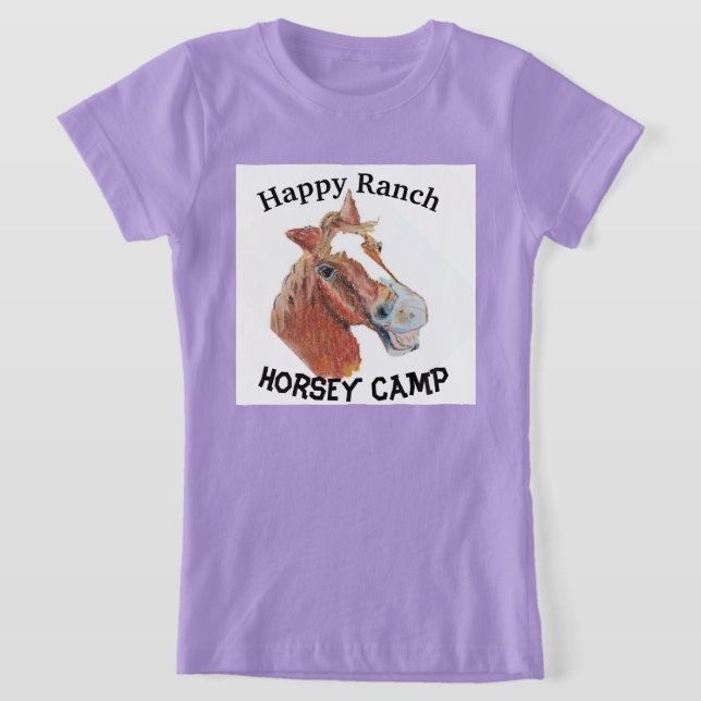 horsey camp T-Shirt (Laydown)