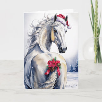 Horsey Christmas Greeting Card