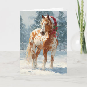  Horsey Christmas Greeting Card 