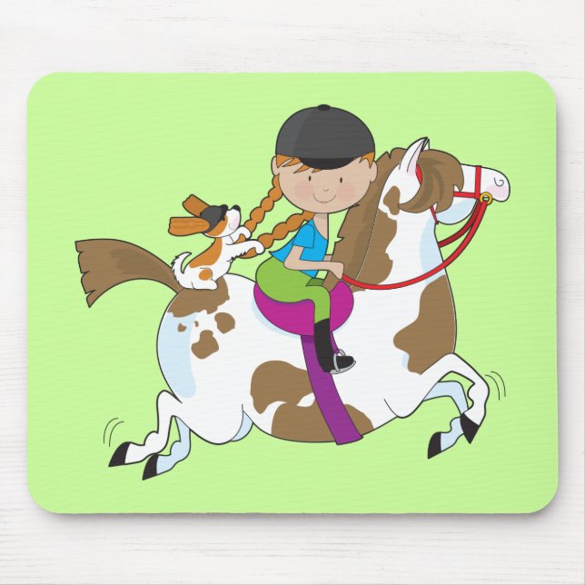 Horsey Holly Mouse Pad (Front)