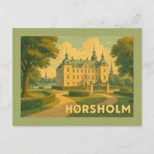 Hørsholm Denmark Church Postcard