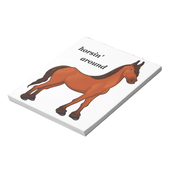 HORSIN' AROUND NOTEPAD (Rotated)