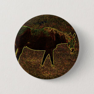 Horsing Around 6 Cm Round Badge