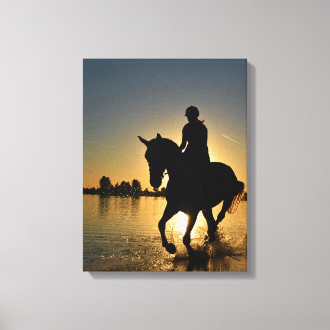 Horsing Around Canvas Print (Front)