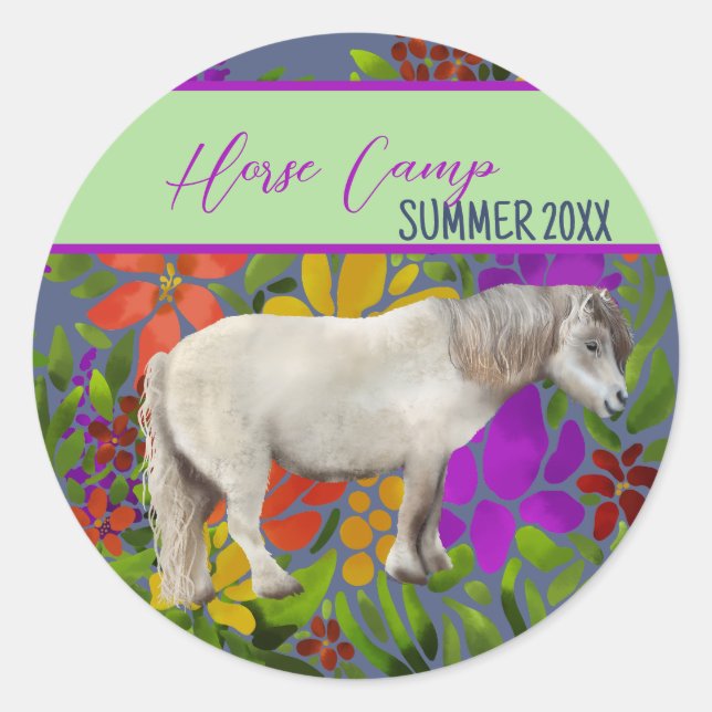 Horsing Camp Custom year stickers (Front)