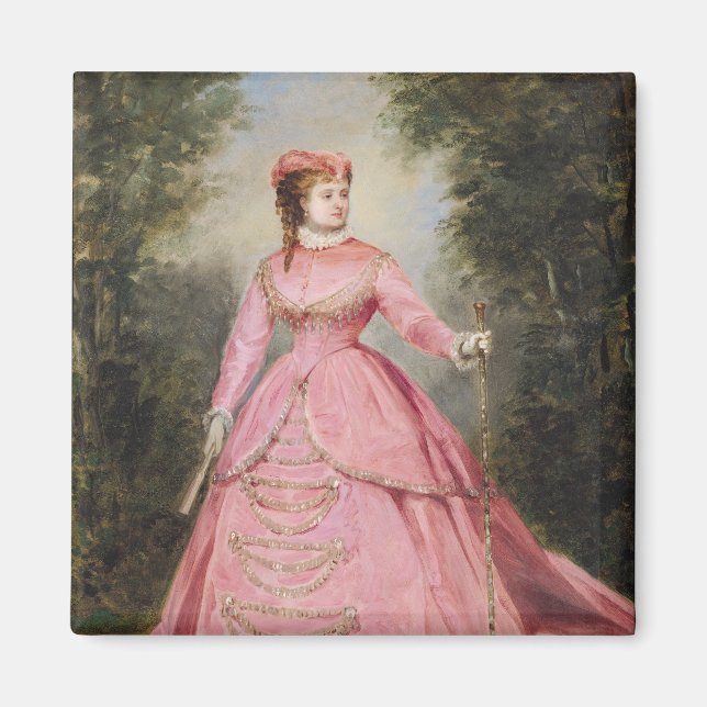 Hortense Schneider  1868 Magnet (Front)