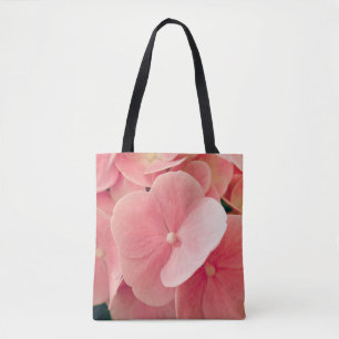 Hortensia Hydrangea pink pastel flowers floral Tote Bag