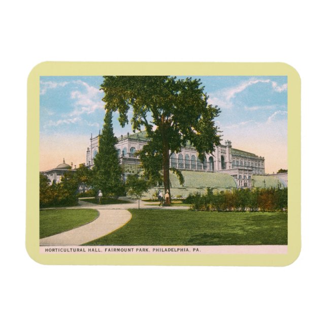 Horticultural Hall, Fairmount Park, Philadelphia   Magnet (Horizontal)