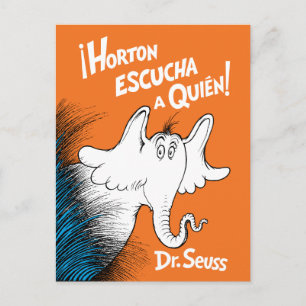 Horton Escucha A Quien Spanish Book Cover Postcard