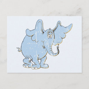 Horton Hears A Who Horton Distressed Postcard
