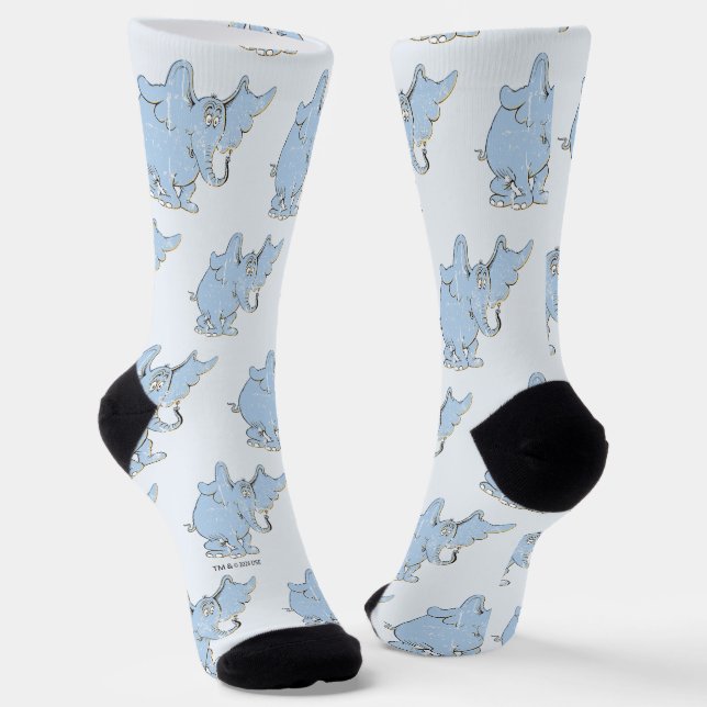 Horton Hears A Who | Horton Distressed Socks (Angled)