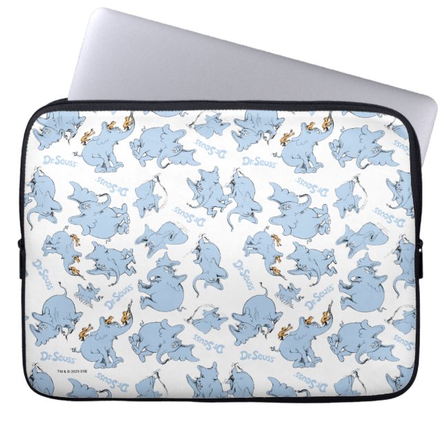 Horton Hears A Who Monkey Pattern Laptop Sleeve (Front)