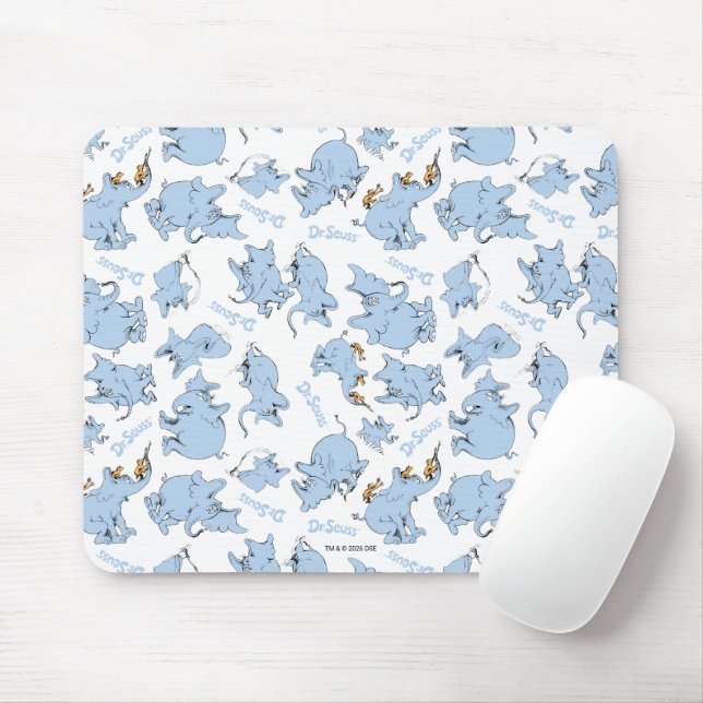 Horton Hears A Who Monkey Pattern Mouse Pad (With Mouse)