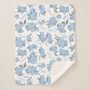 Horton Hears A Who Monkey Pattern Sherpa Blanket