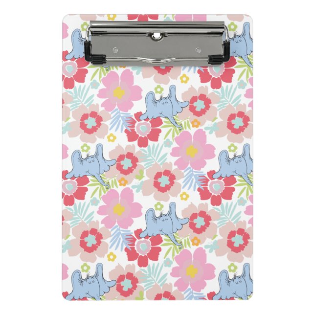 Horton Hears A Who | Pastel Flower Pattern Mini Clipboard (Front)