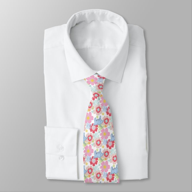 Horton Hears A Who | Pastel Flower Pattern Tie (Tied)