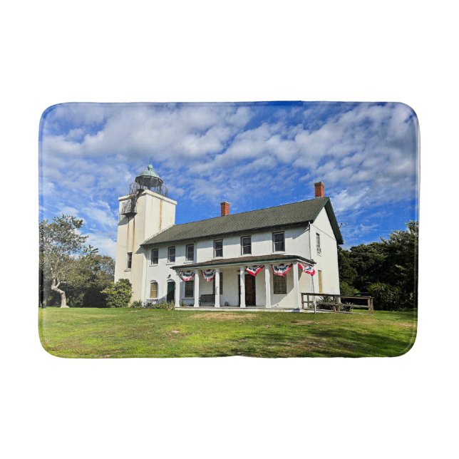 Horton Point Lighthouse, New York Bath Mat (Front)
