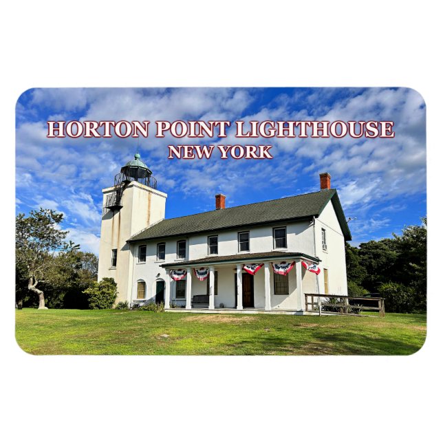 Horton Point Lighthouse, New York Flexi Magnet (Horizontal)