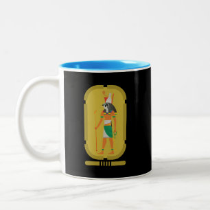 Horus Sky God Two-Tone Coffee Mug