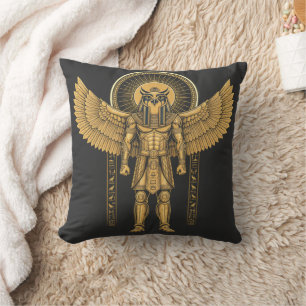 Horus with Sun Disk Cushion