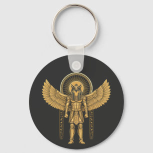Horus with Sun Disk  Key Ring