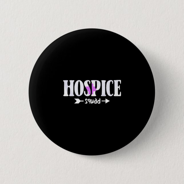 Hosce Nurse Hosce Squad  6 Cm Round Badge (Front)