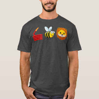 Hose Bee Lion  I am a FireFighter  (2) T-Shirt