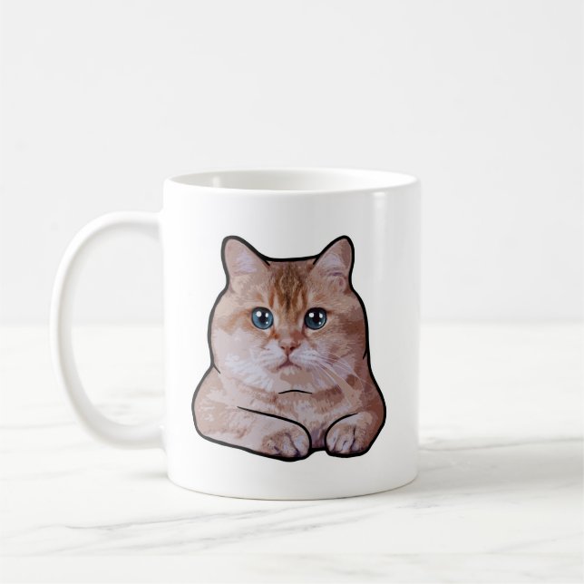 Hosico Cat Coffee Mug (Left)