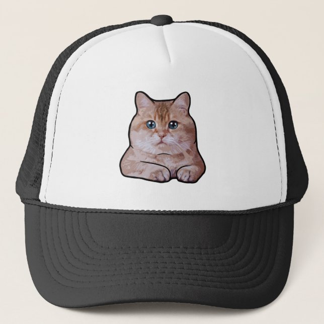 Hosico Cat Trucker Hat (Front)