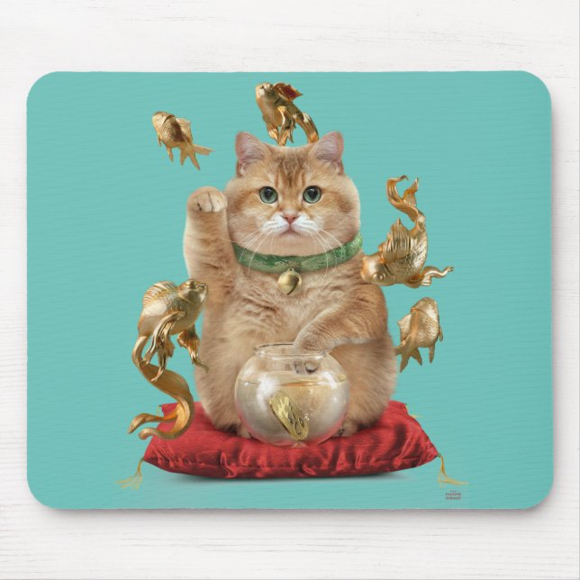Hosico Maneki-neko Mouse Pad (Front)