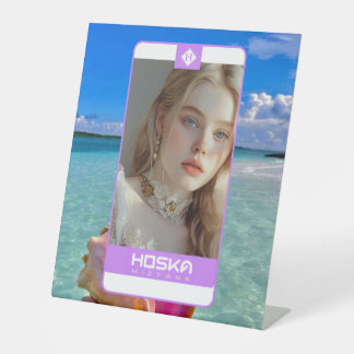 HOSKA PEDESTAL SIGN
