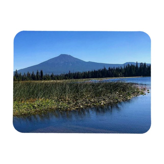 Hosmer Lake in Summer, OR Magnet (Horizontal)