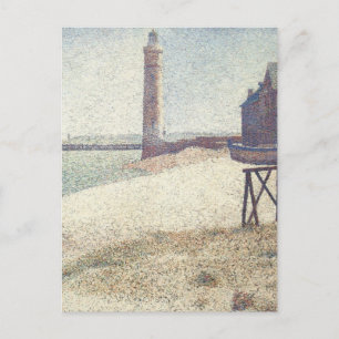 Hospice and Lighthouse, Honfleur by Georges Seurat Postcard