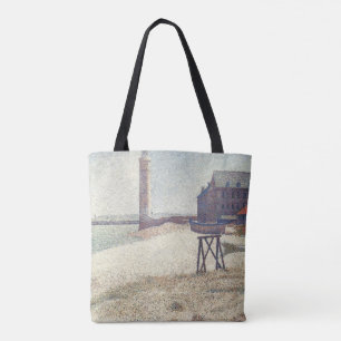 Hospice and Lighthouse, Honfleur by Georges Seurat Tote Bag