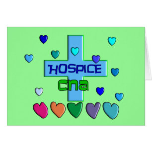 Hospice CNA Multi Hearts Design