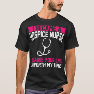 Hospice Nurse Apparel Amazing Cute Nurses Design T-Shirt