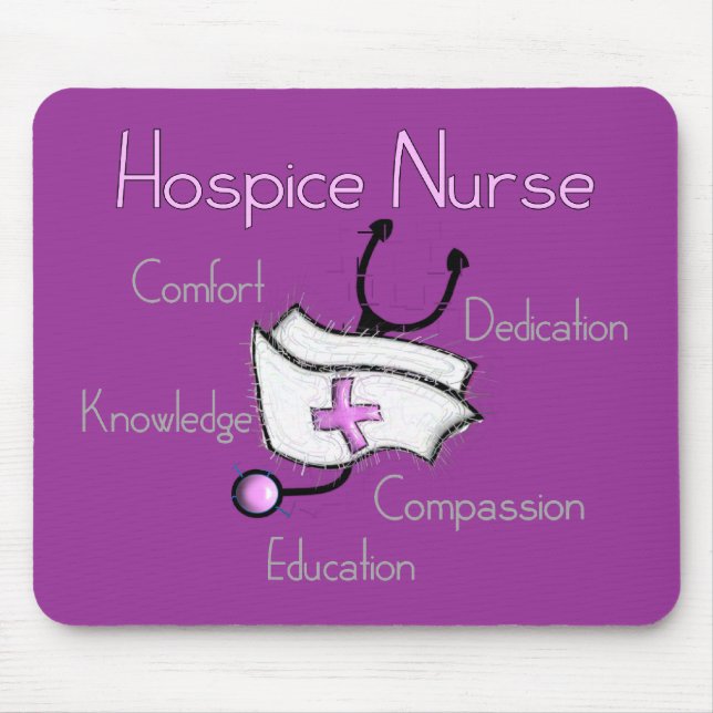 Hospice Nurse Gifts Mouse Pad (Front)