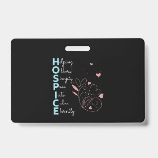 Hospice Nurse ID Badge