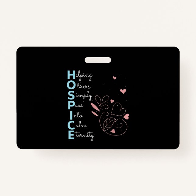 Hospice Nurse ID Badge (Front)