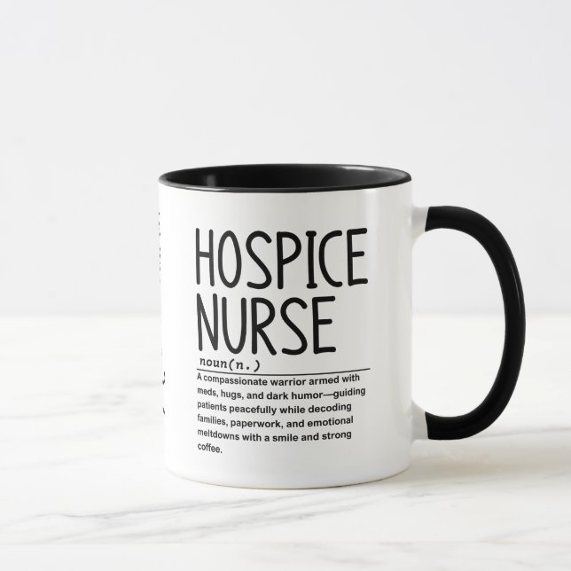 Hospice nurse mug (Right)