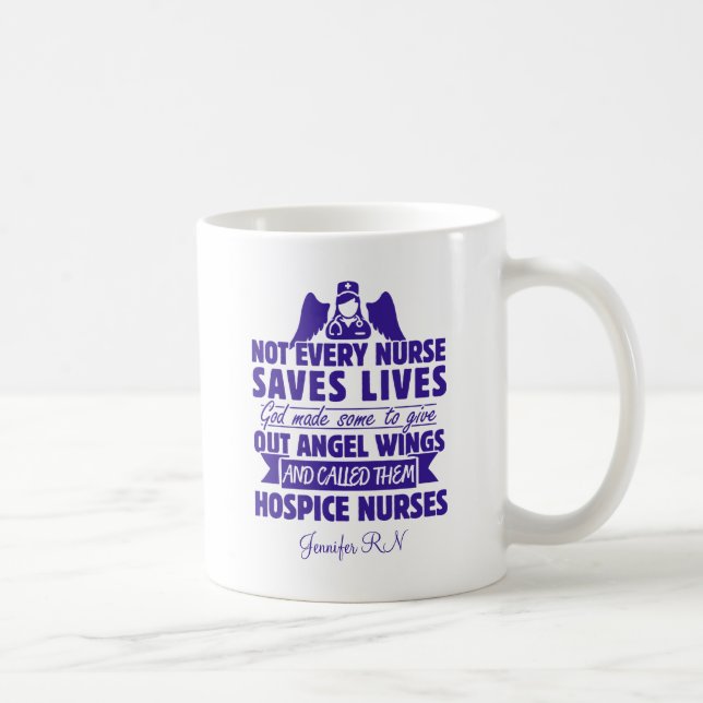 Hospice Nurse Personalised  Coffee Mug (Right)
