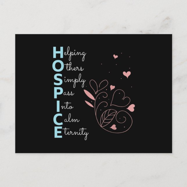 Hospice Nurse Postcard (Front)