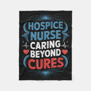 Hospice Nursing Design For Hospice Nurse Palliativ Fleece Blanket